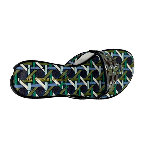 Tory Burch Miller blue geo metro blue print 7 - Picture 4 of 7